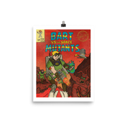 Bart Simpson Inspired Space Mutants Retro Poster, Doom Video game inspired, 8x10 
