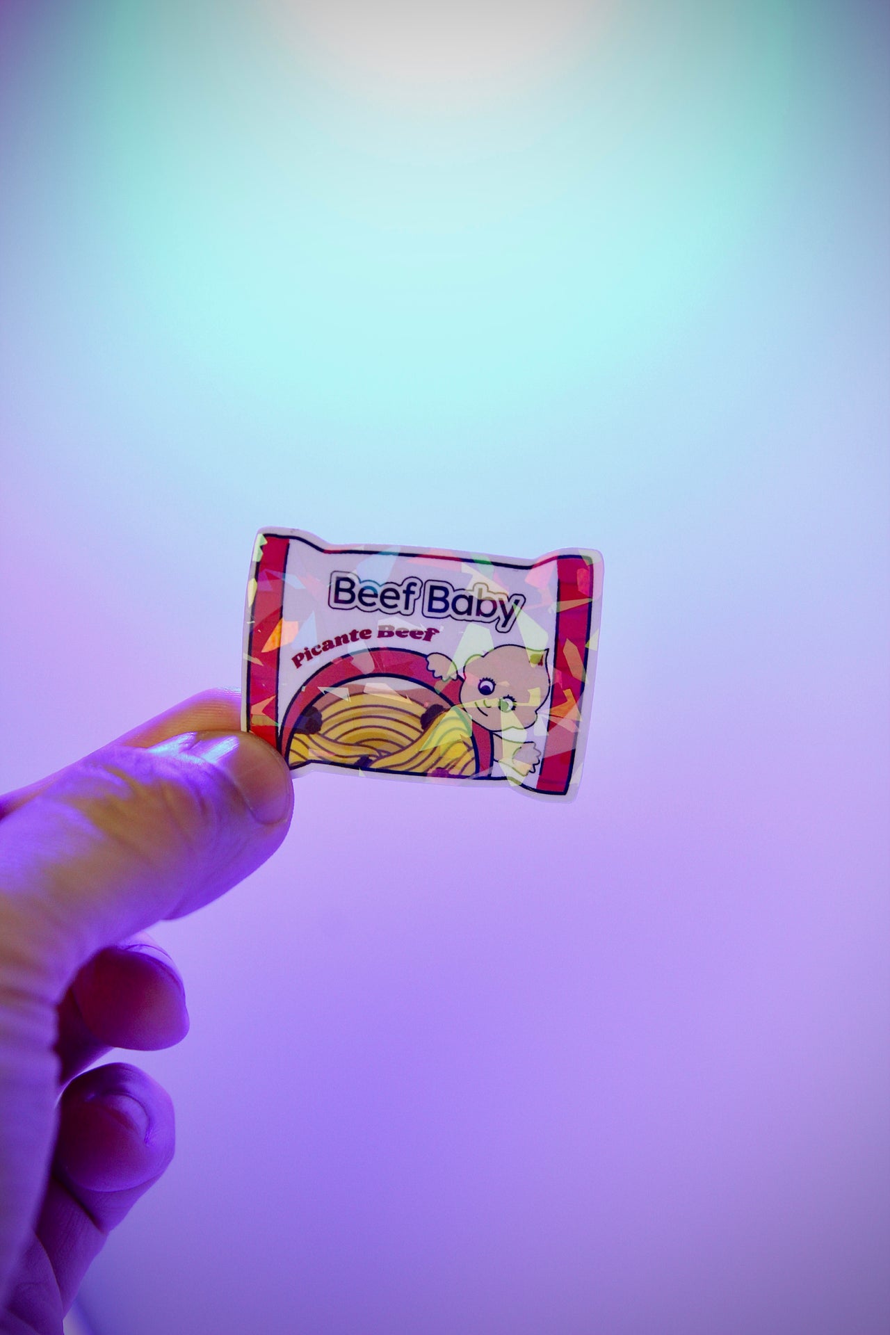 Beef Baby Glass Glitter - Collectible Sticker