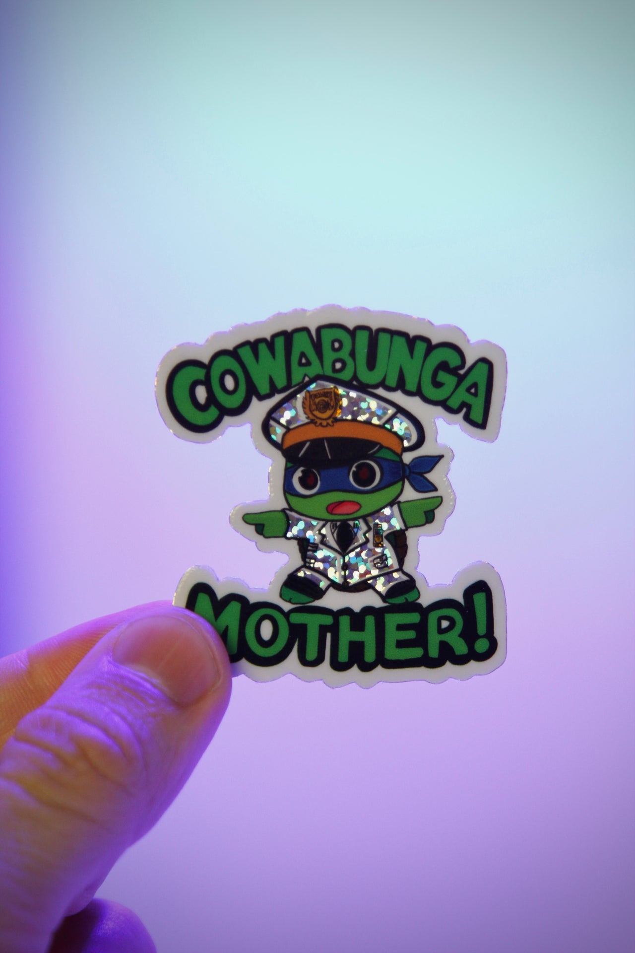Cowabunga Mother - Collectible Sticker